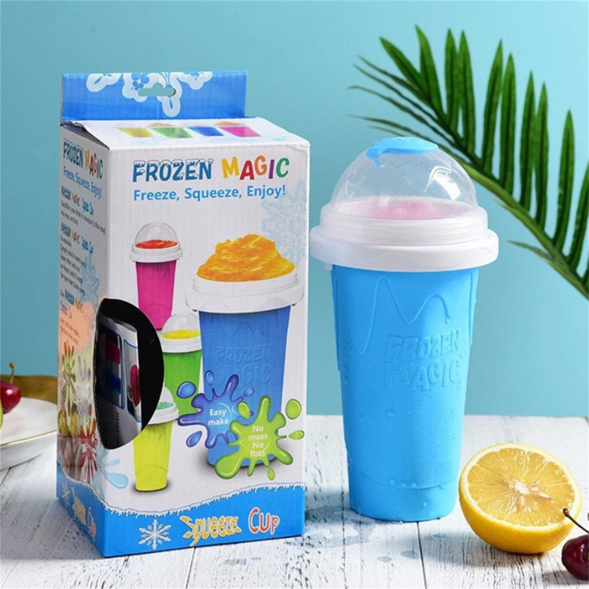 Magic slushy cup-ice drink maker(no blender needed)