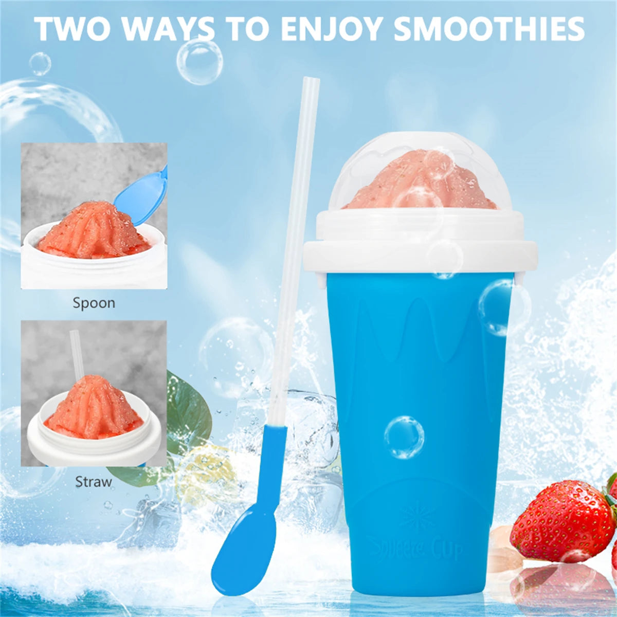 Magic slushy cup-ice drink maker(no blender needed)